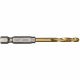 Milwaukee Metal Drill Bit SHW HSS-Tin Red Hex 4mm 10 Pcs