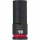 Milwaukee Shockwave Hexagon 1/2 Socket 19mm