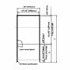 CM Built-In Combi Fridge /Freezer 90cm