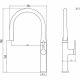 CM Brushed Nickel Stainless-Steel Pull-Out Mixers Matte Chrome Finish CM Brushed Nickel Stainless-Steel Pull-Out Mixers Matte Chrome Finish