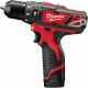 Milwaukee M12 BPD-202C Subcompact Cordless Impact Drill in Transport Case (2x 2.0Ah battery + charger)