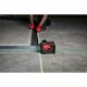 Milwaukee M12 3PL-401C Three-dimensional Cordless Laser Green with 3x360° Laser Circles in Transport Case (1x 4.0Ah battery + charger)