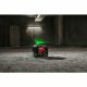 Milwaukee M12 3PL-401C Three-dimensional Cordless Laser Green with 3x360° Laser Circles in Transport Case (1x 4.0Ah battery + charger)