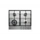 Baumatic 60cm Built-In Gas Hob 4 Burner Silver