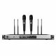 DSPPA True Diversity UHF Wireless Microphone System (2 hand-held  mic)