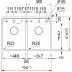 Franke Maris MRG 620-35-351 2 Bowl Sink