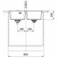 Franke Maris MRG 620-35-351 2 Bowl Sink