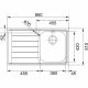 Franke Neptune NEX 611 Satin Stainless Steel Sink