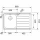 Franke Neptune NEX 611 Satin Stainless Steel Sink