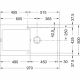 Franke MRG 611-L Maris GR T.Mounted 1Bowl Sink
