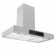 Thomson 90cm Stainless Steel Hood with Black Tempered Glass