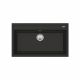 Barazza City Sink Built-In 90cm Black B Granite + Kit Accessories and Tap