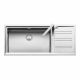 Barazza Easy Stainless Steel Sink Lowered Edge 116x50cm