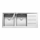 Barazza Easy Stainless Steel Sink Lowered Edge 116x50cm
