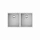 Barazza Soul Square Bowls Undermounted 72x39.5cm B Granite