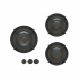 Pitt Cooking 3-Pitts Gas Hob Professional Brass