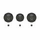 Pitt Cooking 3-Pitts Gas Hob Professional Brass