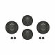 Pitt Cooking 4-Pitts Gas Hob Professional Brass