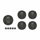 Pitt Cooking 5-Pitts Gas Hob Professional Brass