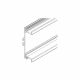 Bergo Aluminum Vertical U Shape Profile For 18 mm Thickness Panels