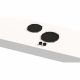Pitt Cooking 2-Pitts Induction Hob Top Side Black Finish