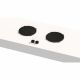 Pitt Cooking 2-Pitts Induction Hob Top Side Black Finish