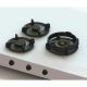 Pitt Cooking 3-Pitts Gas Hob Professional Brass