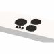 Pitt Cooking 3-Pitts Induction Hob Black Finish