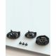 Pitt Cooking 3-Pitts Gas Hob Professional Brass