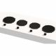 Pitt Cooking 4-Pitts Induction Hob Black Finish