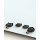 Pitt Cooking 4-Pitts Gas Hob Professional Brass