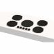Pitt Cooking 5-Pitts Induction Hob Black Finish