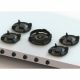 Pitt Cooking 5-Pitts Gas Hob Professional Brass
