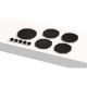 Pitt Cooking 5-Pitts Induction Hob Black Finish