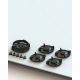 Pitt Cooking 5-Pitts Gas Hob Professional Brass