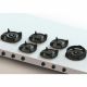PITT Cooking Foessa 6-Pitt Gas Hob Professional Brass