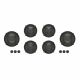 PITT Cooking Foessa 6-Pitt Gas Hob Professional Brass