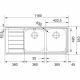 Franke Neptune NEX 621 Satin Stainless Steel Sink