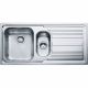 Franke LLX 651 Logica Line Top Mounted 1.5 Bowl 1 Drain Sink