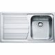 Franke LLX 611 Logica Top Mounted 1 Bowl 1 Drain Sink