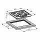 CM Piago Matte Black Enamelled Metal Gas Hob