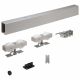 Hawa - Single Top Tracks, Aluminum Plain Anodized Suitable For 250 A Junior SystemHawa - Single Top Tracks, Aluminum Plain Anodized Suitable For 250 A Junior System