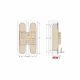 Ceam - 1131s Model 3D Adjustable Concealed Hinges