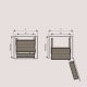 Elite - 3-Layer Soft Close Corner Pantry Pull-out Anti-Slip Matt - Ultra Series