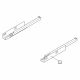 Blum - Tandem Blumotion Single Extension Runner + Locking Device - Pair (Left-Right)