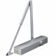 Ultimate - Surface Mounted Overhead Rack & Pinion FR Door Closer Silver Finish