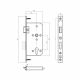 Ultimate - Mortise Sash Lock 55mm Backset & 72mm Centre to Centre - Suitable for Euro Profile Cylinder