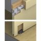Hawa - Sliding Door Hardware Junior 40/B - Adjustable Vertically ± 3 mm