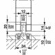Hawa - Sliding Door Hardware Junior 40/B - Adjustable Vertically ± 3 mm