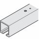 Hawa - Top Track Aluminum Plain Anodized Predrilled - Suitable For 80 Z Junior System